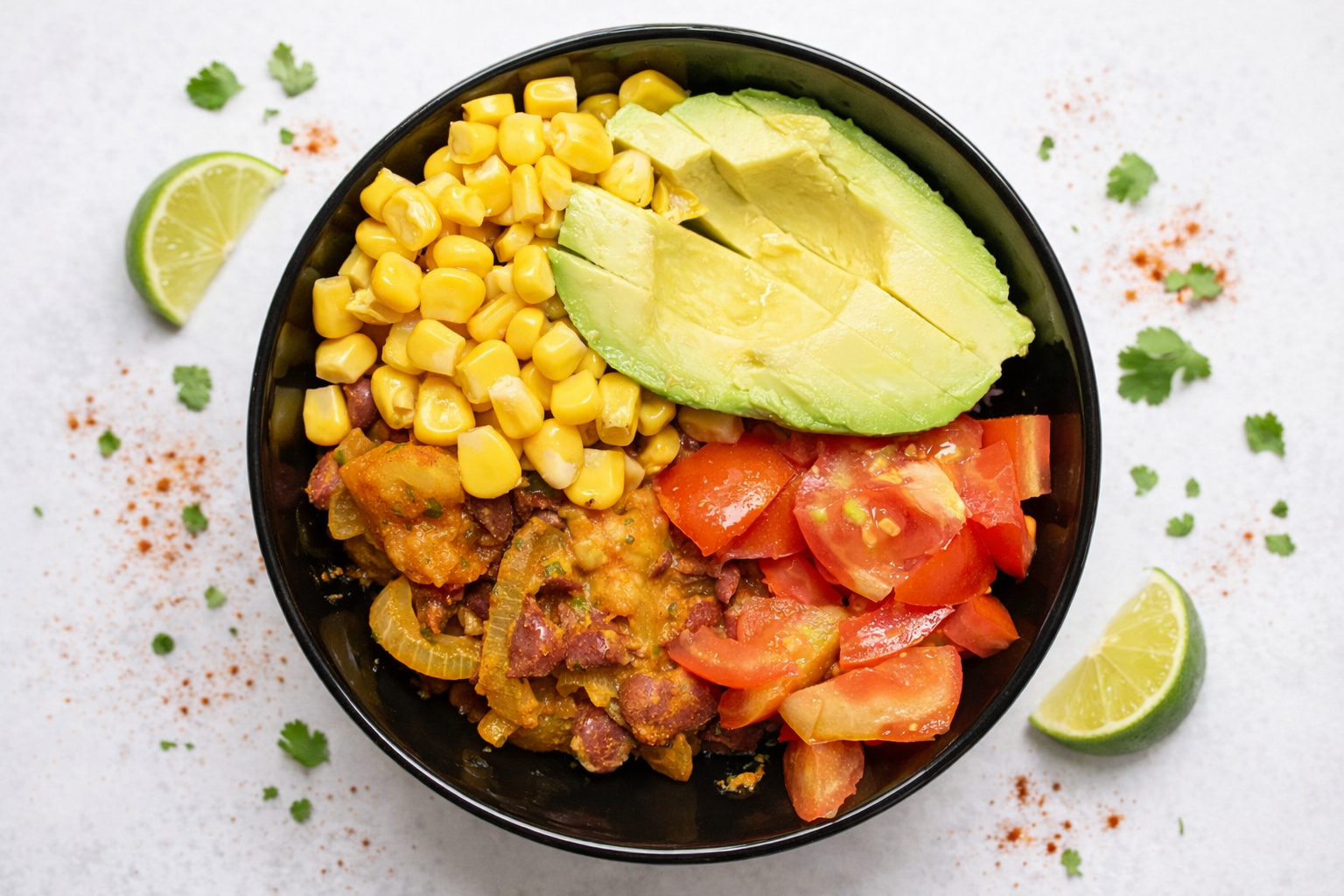 Burrito bowl - after enhancement