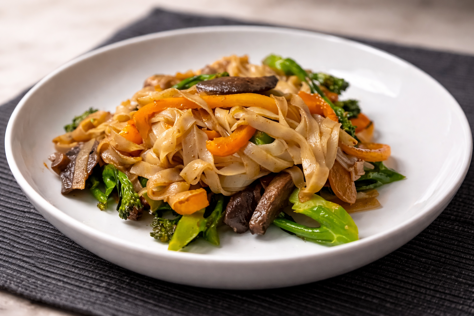 Noodles - after enhancement