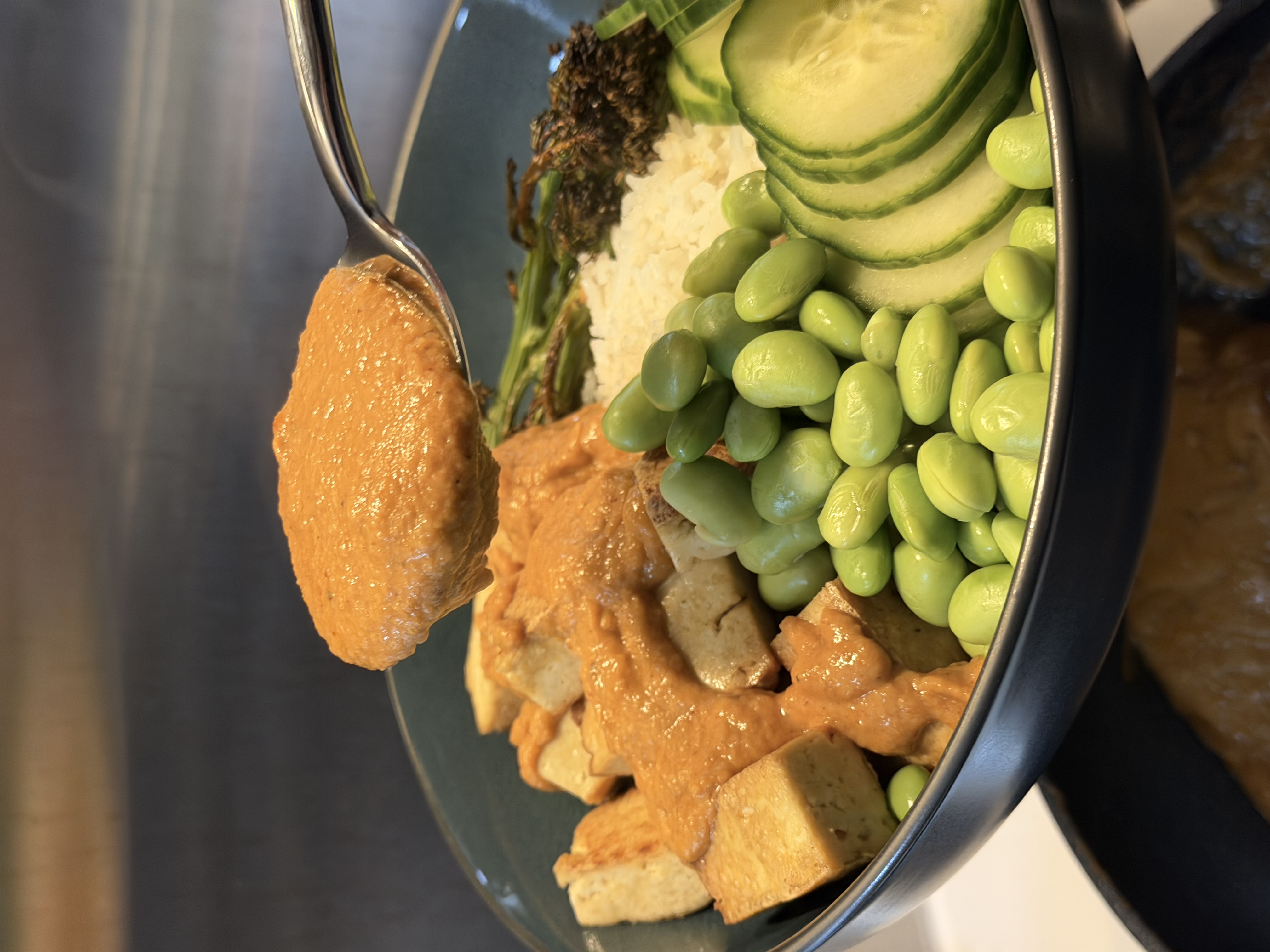 Tofu dish - before enhancement