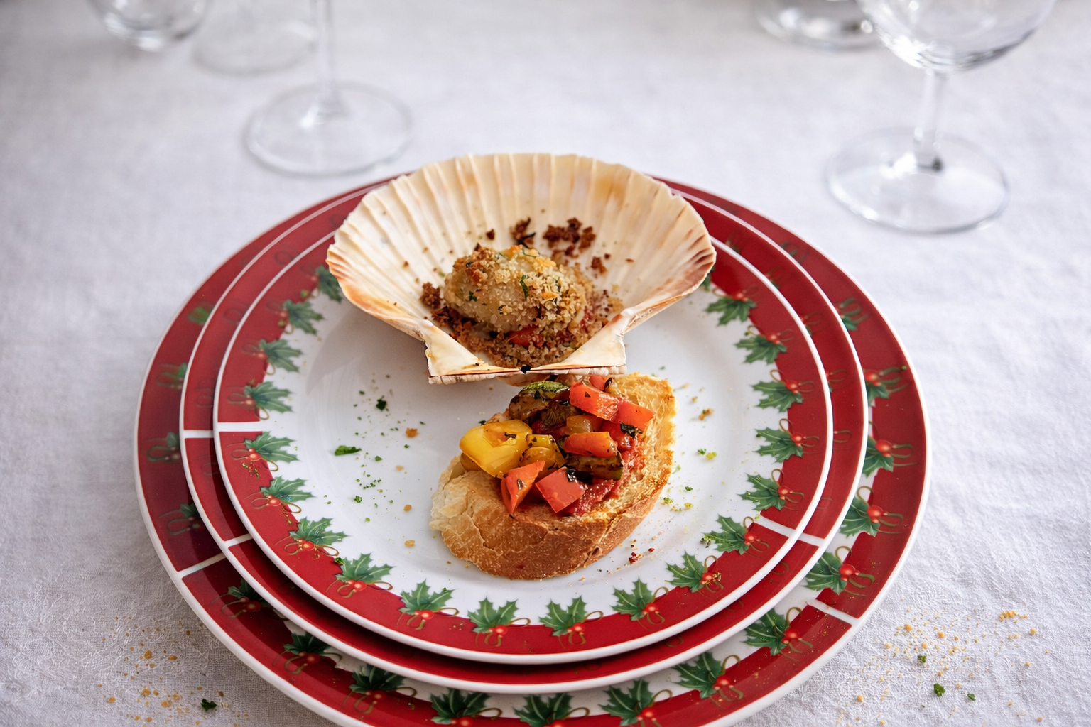 Holiday dish - after enhancement